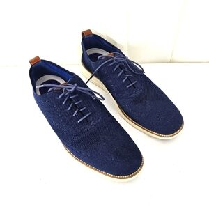 Cole Haan Men's OriginalGrand Stitchlite Oxfords Lace Up Shoe Navy Blue Size 12